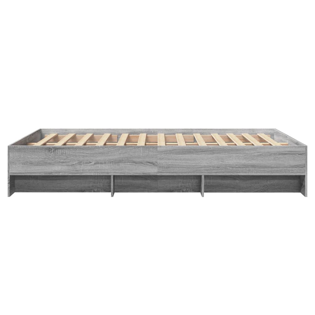 Bed Frame | Grey Sonoma | Engineered wood | Small Double | Bed Frame