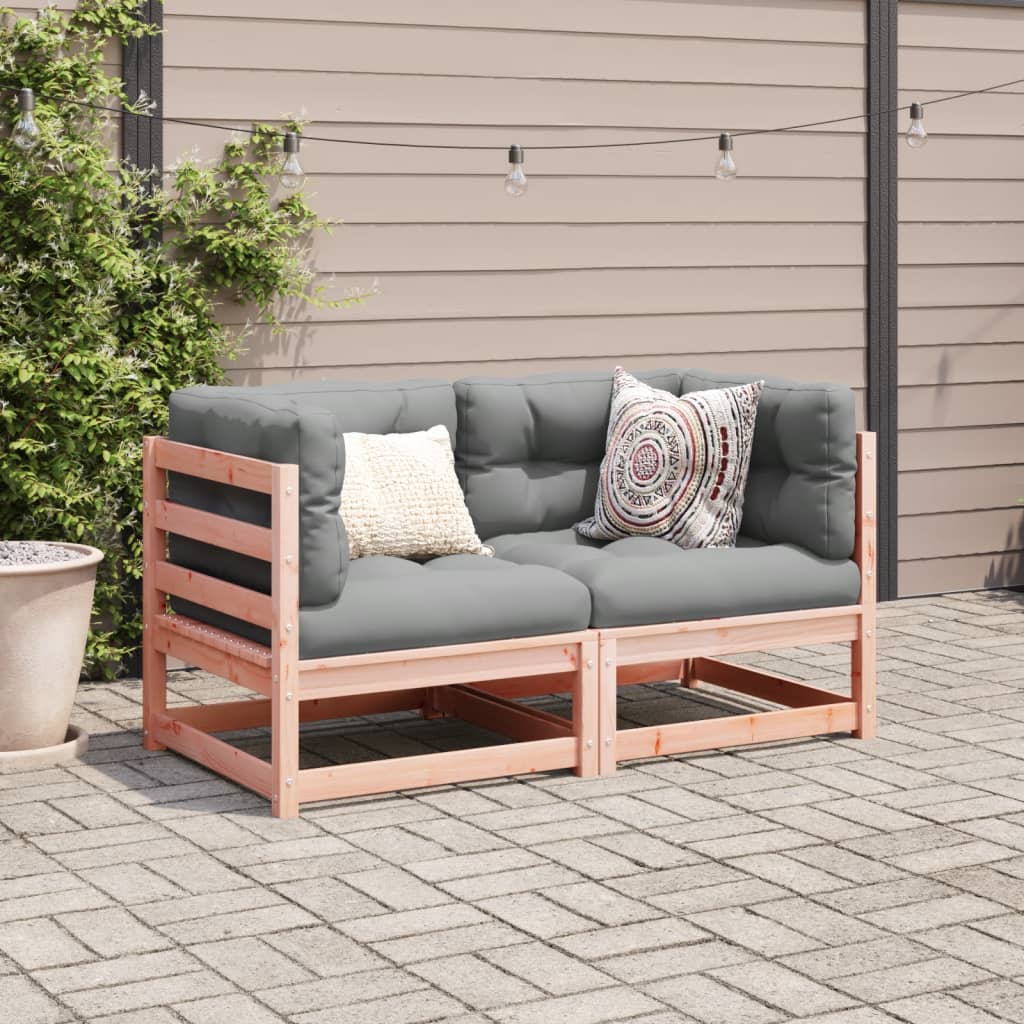 Garden Sofa Set | Reddish-brown | Solid Douglas Fir Wood | Medium