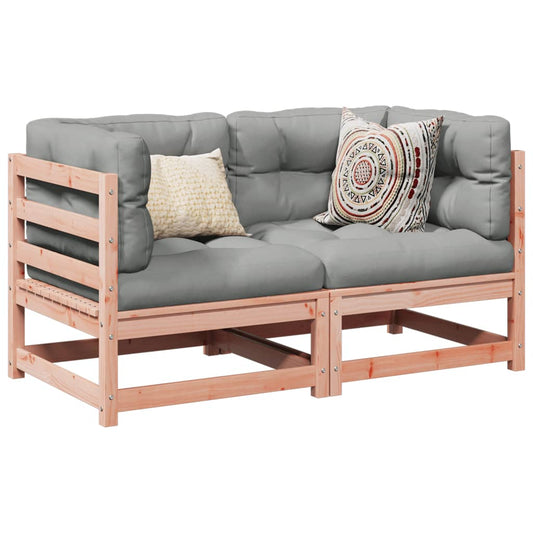Garden Sofa Set | Reddish-brown | Solid Douglas Fir Wood | Medium