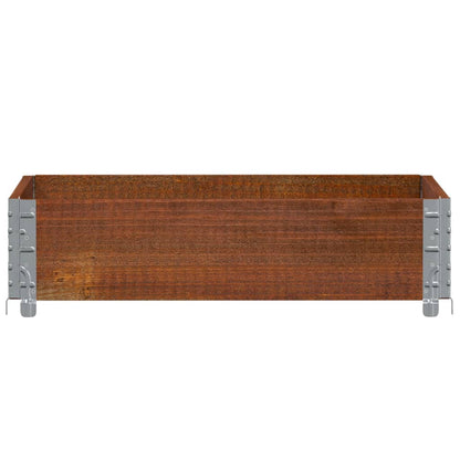 Pallet Collar Brown 80x60 cm Solid Wood Pine
