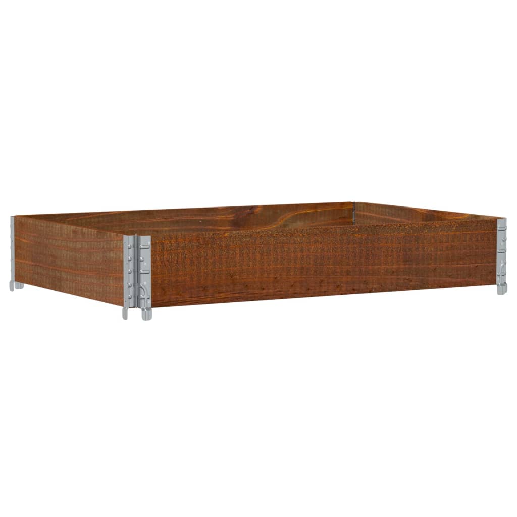 Pallet Collar Brown 120x80 cm Solid Wood Pine
