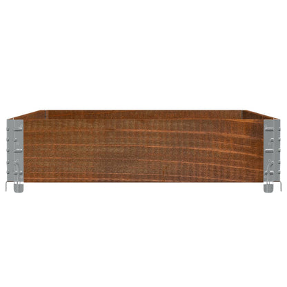 Pallet Collar Brown 120x80 cm Solid Wood Pine