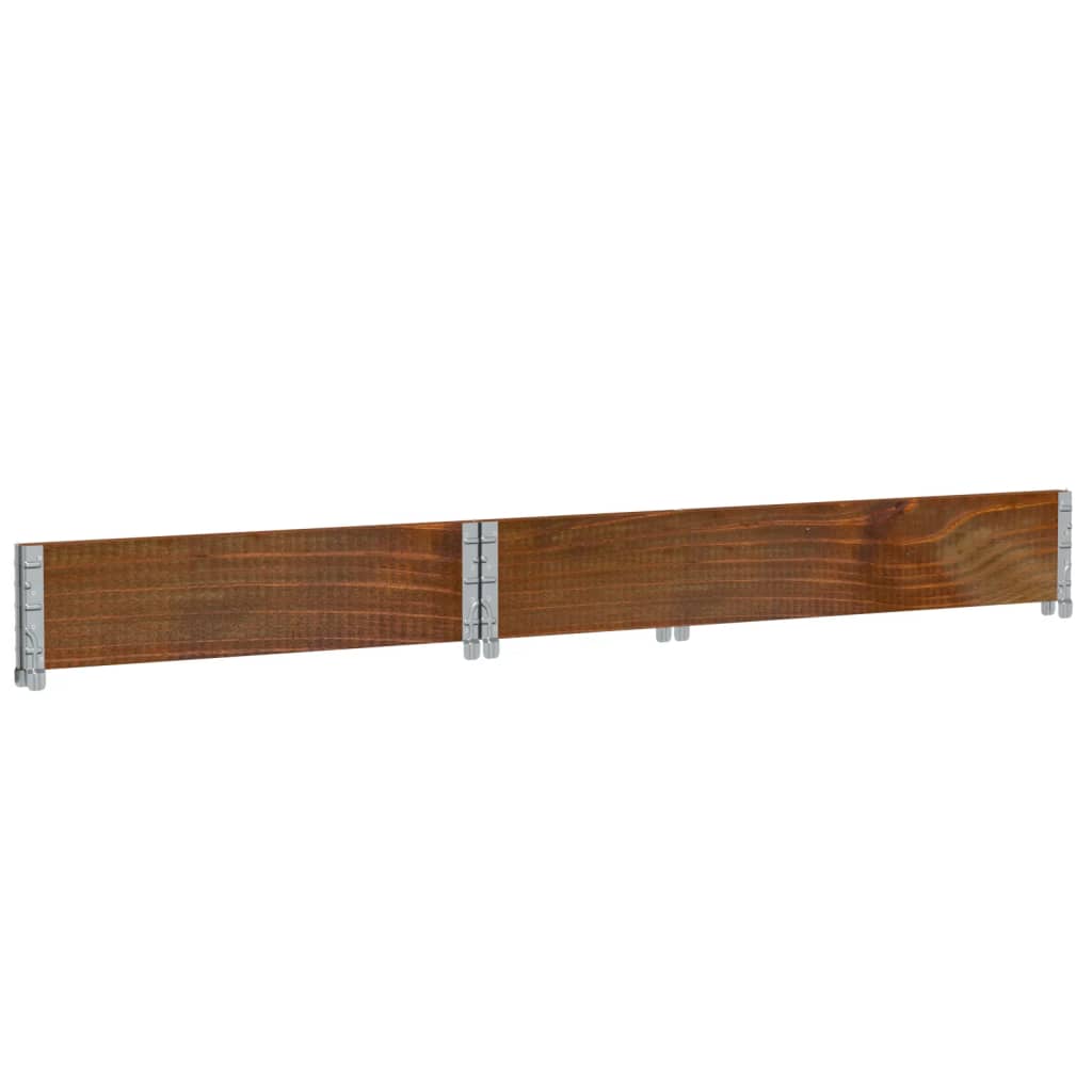 Pallet Collar Brown 120x80 cm Solid Wood Pine