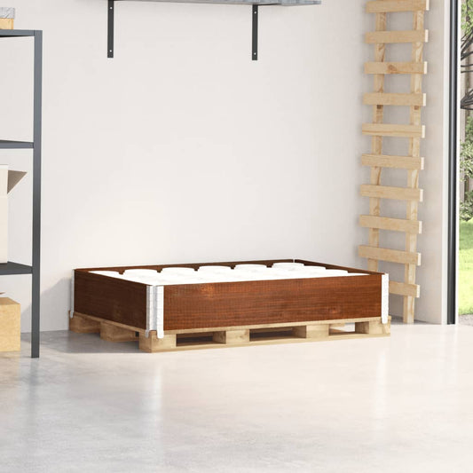 Pallet Collar Brown 120x80 cm Solid Wood Pine