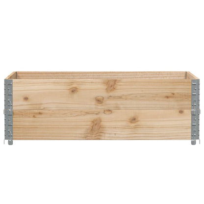 Pallet Collars 2 pcs 120x80 cm Solid Wood Pine