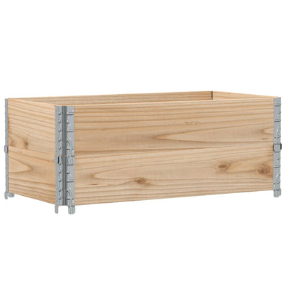 Pallet Collars 2 pcs 100x50 cm Solid Wood Pine