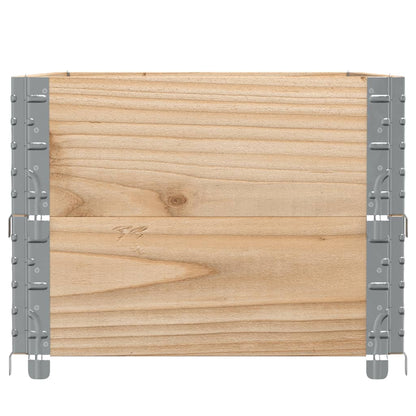 Pallet Collars 2 pcs 100x50 cm Solid Wood Pine
