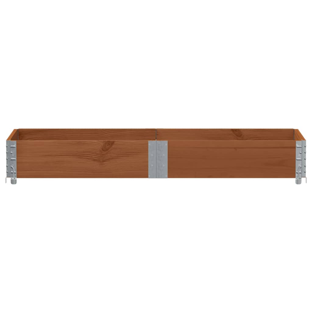 Pallet Collar Brown 150x50 cm Solid Wood Pine