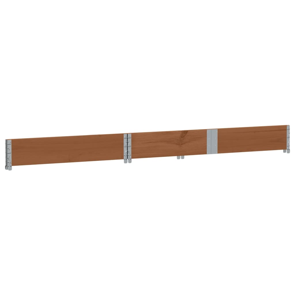 Pallet Collar Brown 150x50 cm Solid Wood Pine