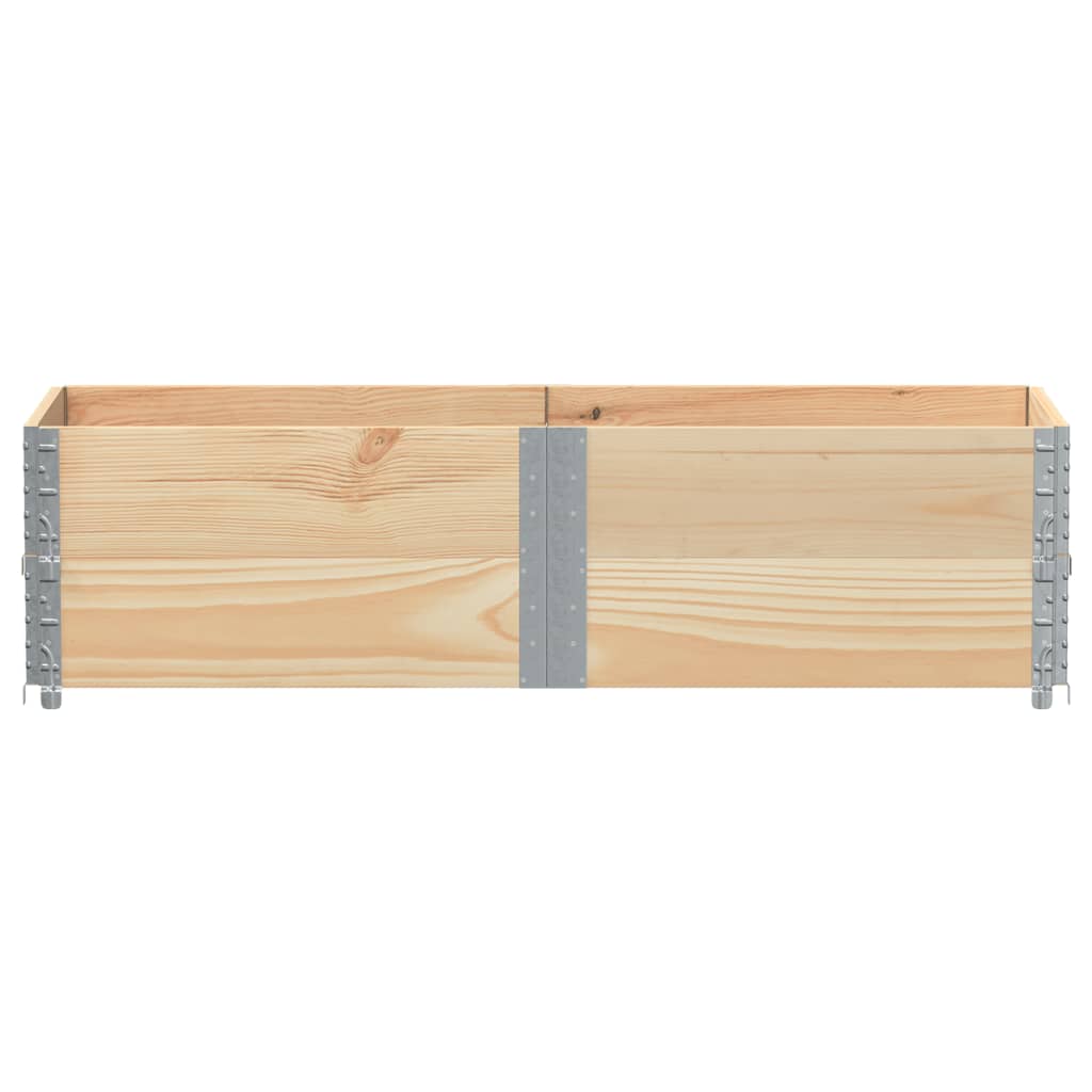 Pallet Collars 2 pcs 150x50 cm Solid Wood Pine