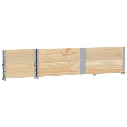 Pallet Collars 2 pcs 150x50 cm Solid Wood Pine