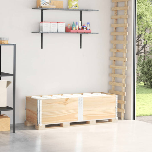 Pallet Collars 2 pcs 150x50 cm Solid Wood Pine