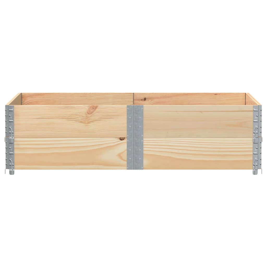 Pallet Collars 2 pcs 150x100 cm Solid Wood Pine