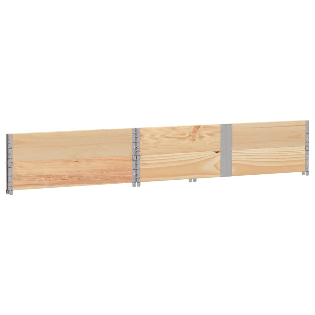 Pallet Collars 2 pcs 150x100 cm Solid Wood Pine