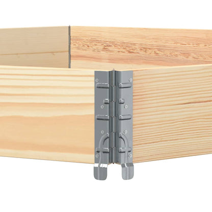 Raised Bed Hexagon 160x160 cm Solid Wood Pine