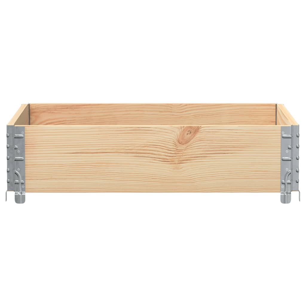 Garden Planter 80x60 cm Solid Pine Wood
