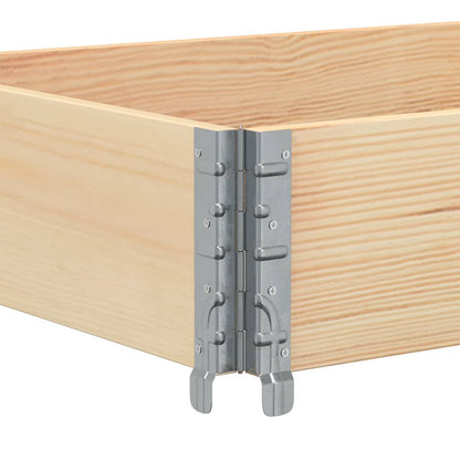 Garden Planter 80x60 cm Solid Pine Wood
