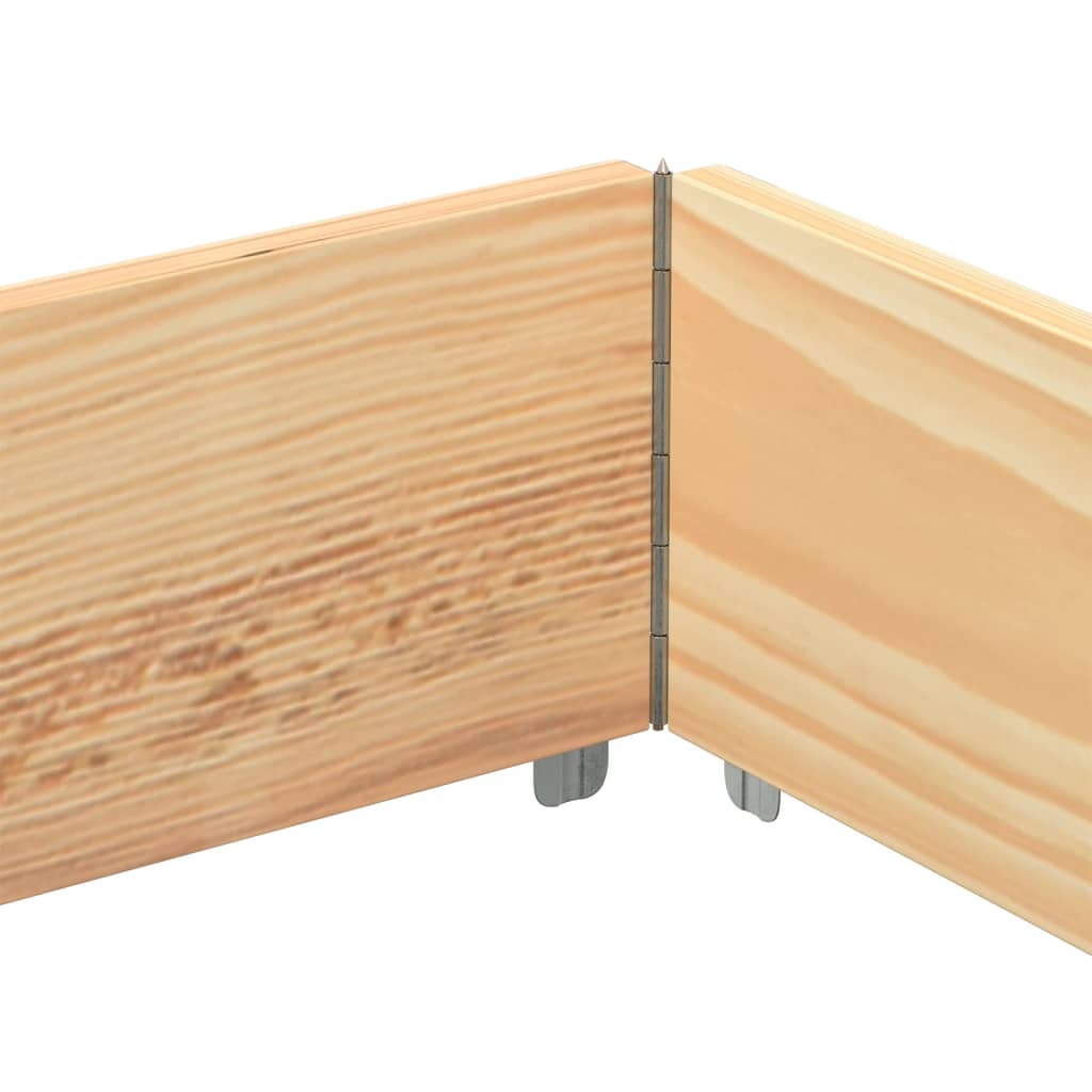 Garden Planter 80x60 cm Solid Pine Wood