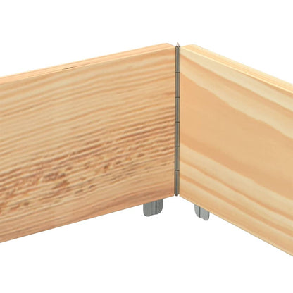 Garden Planter 80x60 cm Solid Pine Wood