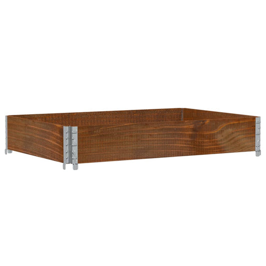 Garden Planter Brown 120x80 cm Solid Wood Pine