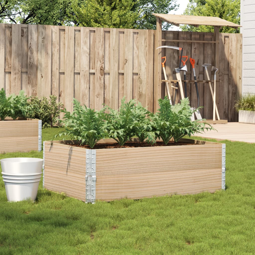 Garden Planter 120x80 cm Solid Wood Pine