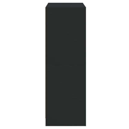 Highboard | Black | Engineered Wood | 68x37x109 cm | Highboard