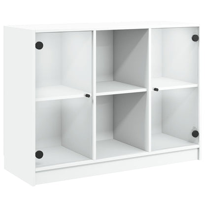 Sideboard White 102x37x75.5 cm Engineered Wood