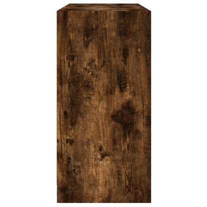 Sideboard Smoked Oak 102x37x75.5 cm Engineered Wood