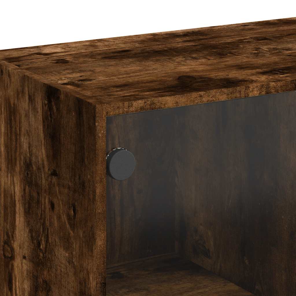 Sideboard Smoked Oak 102x37x75.5 cm Engineered Wood