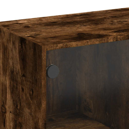 Sideboard Smoked Oak 102x37x75.5 cm Engineered Wood