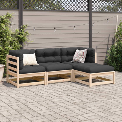 Garden Sofa Set | Pine | Solid pine wood | Large | Modular