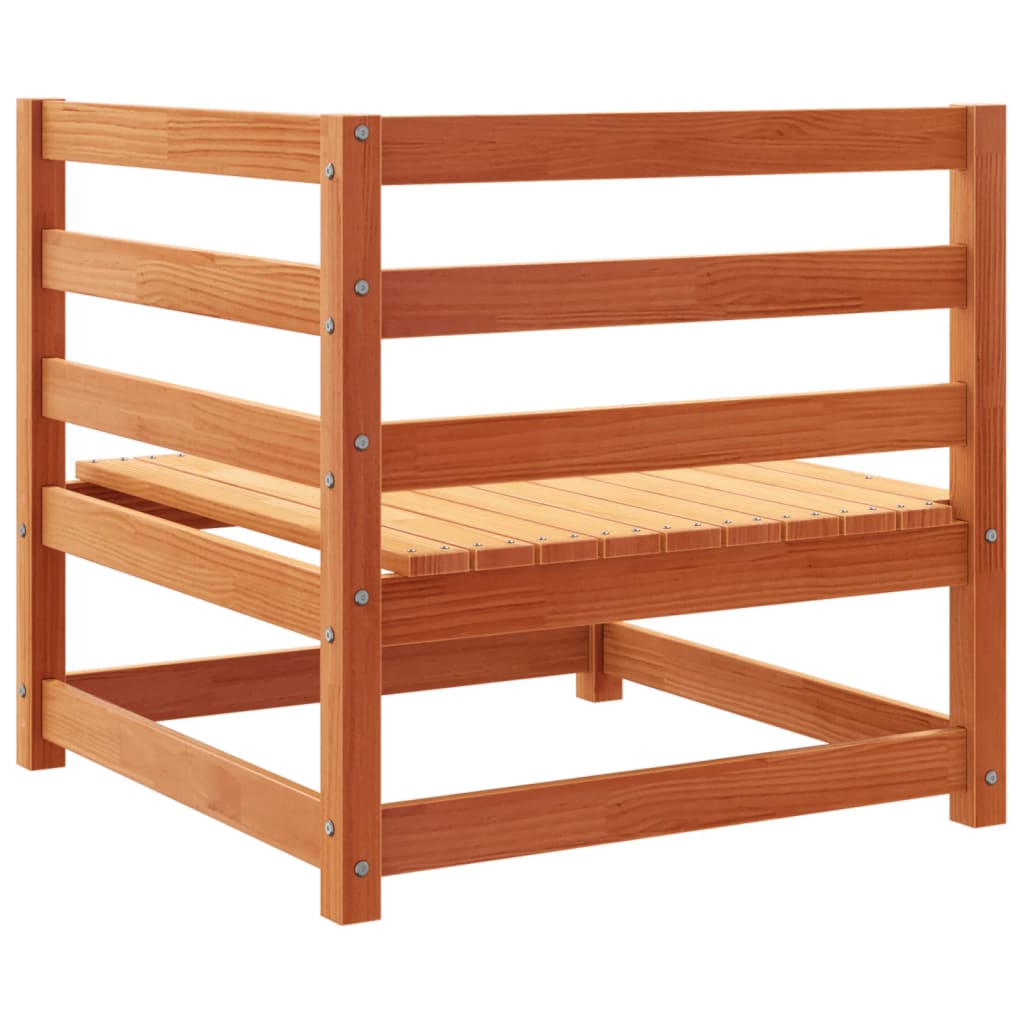 Garden Sofa Set | Wax Brown | Solid Pine Wood | 4 Piece Set | Modular