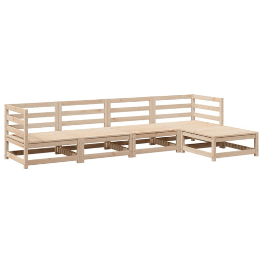 Garden Sofa Set | Natural wood | Solid pine wood | Medium | Modular