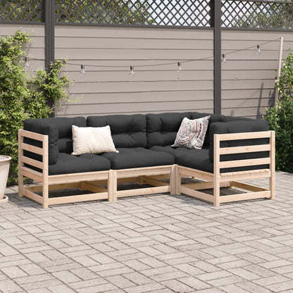 Garden Sofa Set | Natural Pine | Solid Pine Wood | Large | Modular