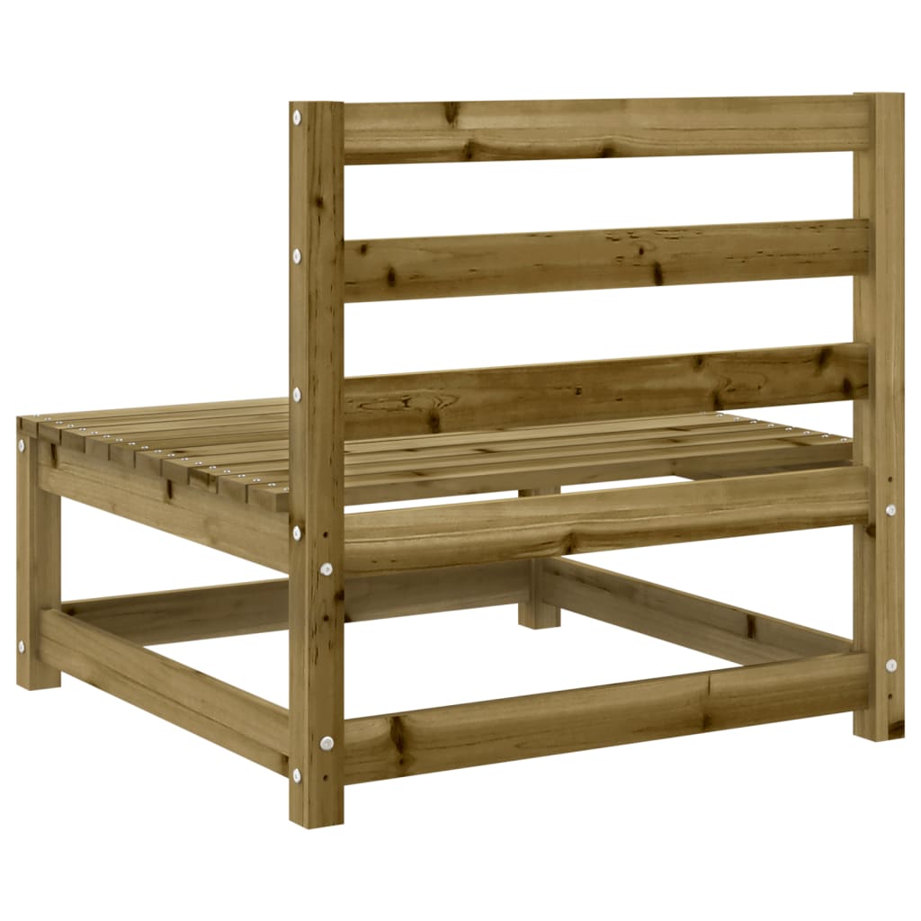 Garden Sofa Set | Natural Pine | Solid Pine Wood | 5 Piece | Modular