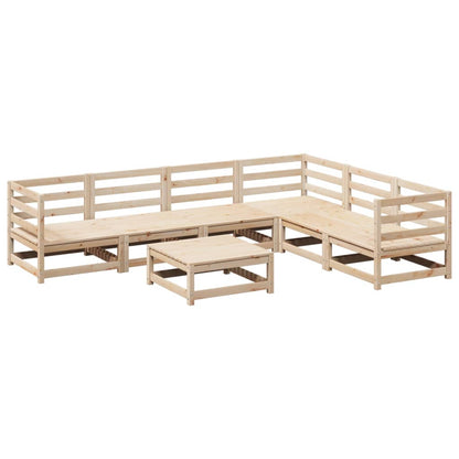 Garden Sofa Set | Natural Pine | Solid Pine Wood | Large | Modular