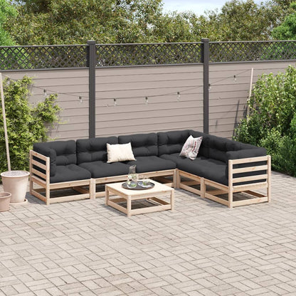 Garden Sofa Set | Natural Pine | Solid Pine Wood | Large | Modular
