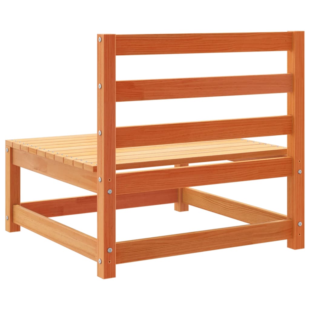 Garden Sofa Set | Wax Brown | Solid Pine Wood | Large | Breathable Design