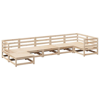 Garden Sofa Set | Natural Wood | Solid Pine Wood | Large | Modular