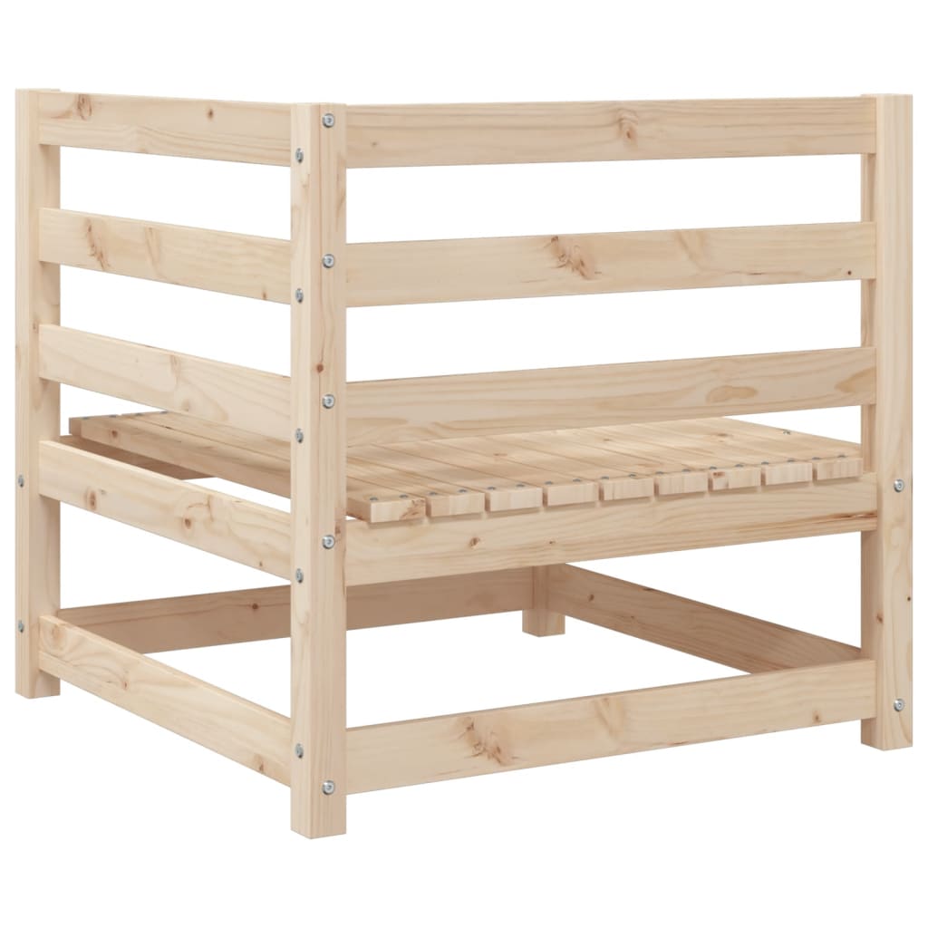 Garden Sofa Set | Natural Wood | Solid Pine Wood | Large | Modular