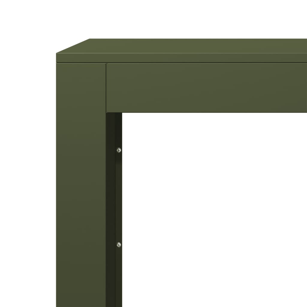 Firewood Rack Green 60x40x100 cm Steel