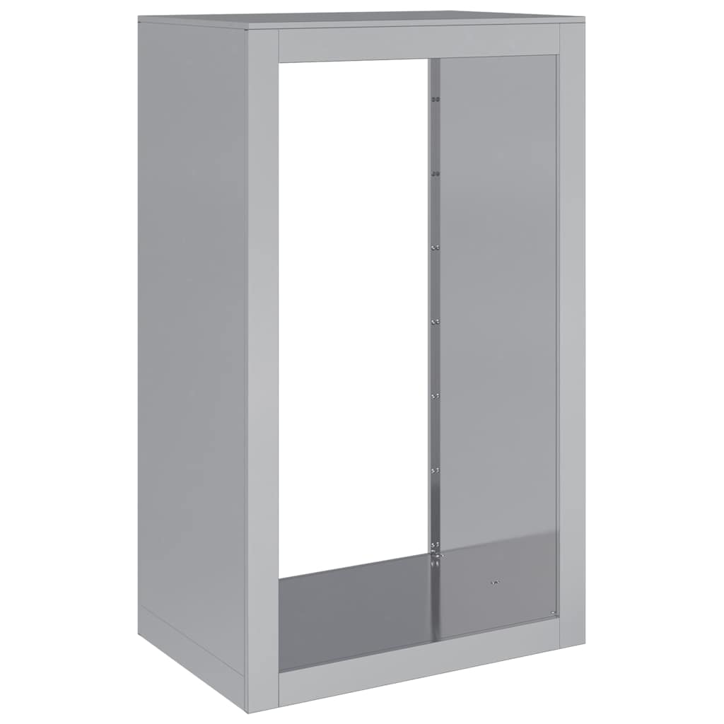 Firewood Rack 60x40x100 cm Galvanised Steel
