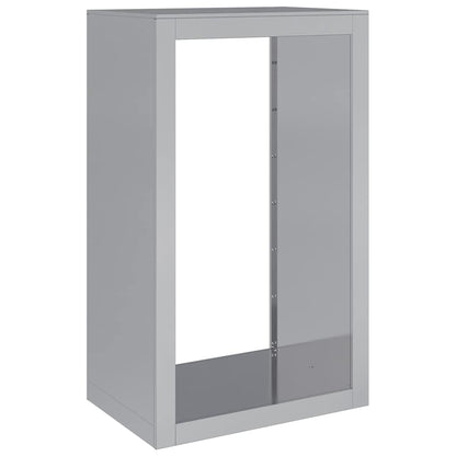 Firewood Rack 60x40x100 cm Galvanised Steel
