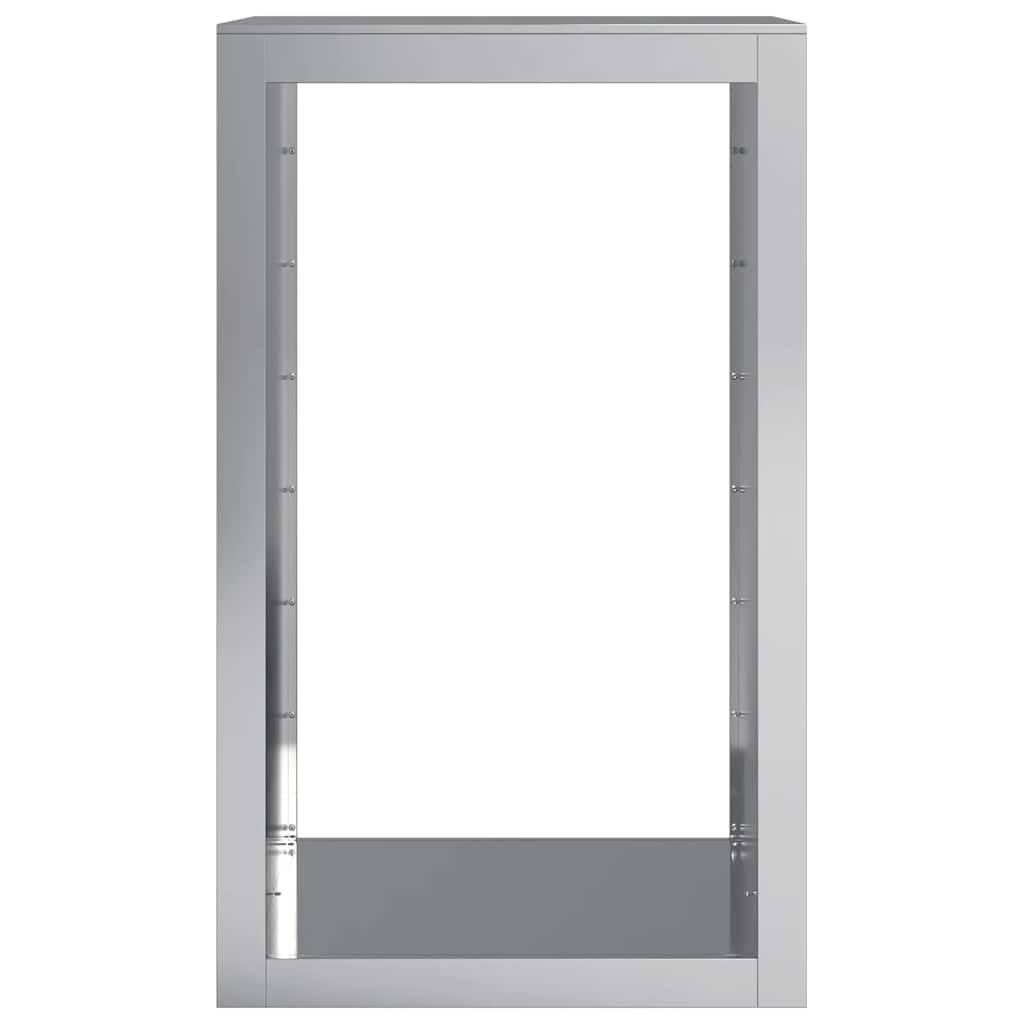 Firewood Rack 60x40x100 cm Galvanised Steel