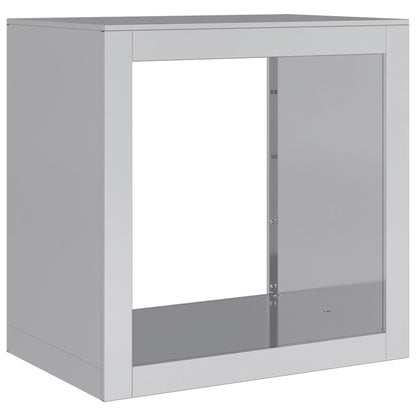Firewood Rack 60x40x60 cm Galvanised Steel