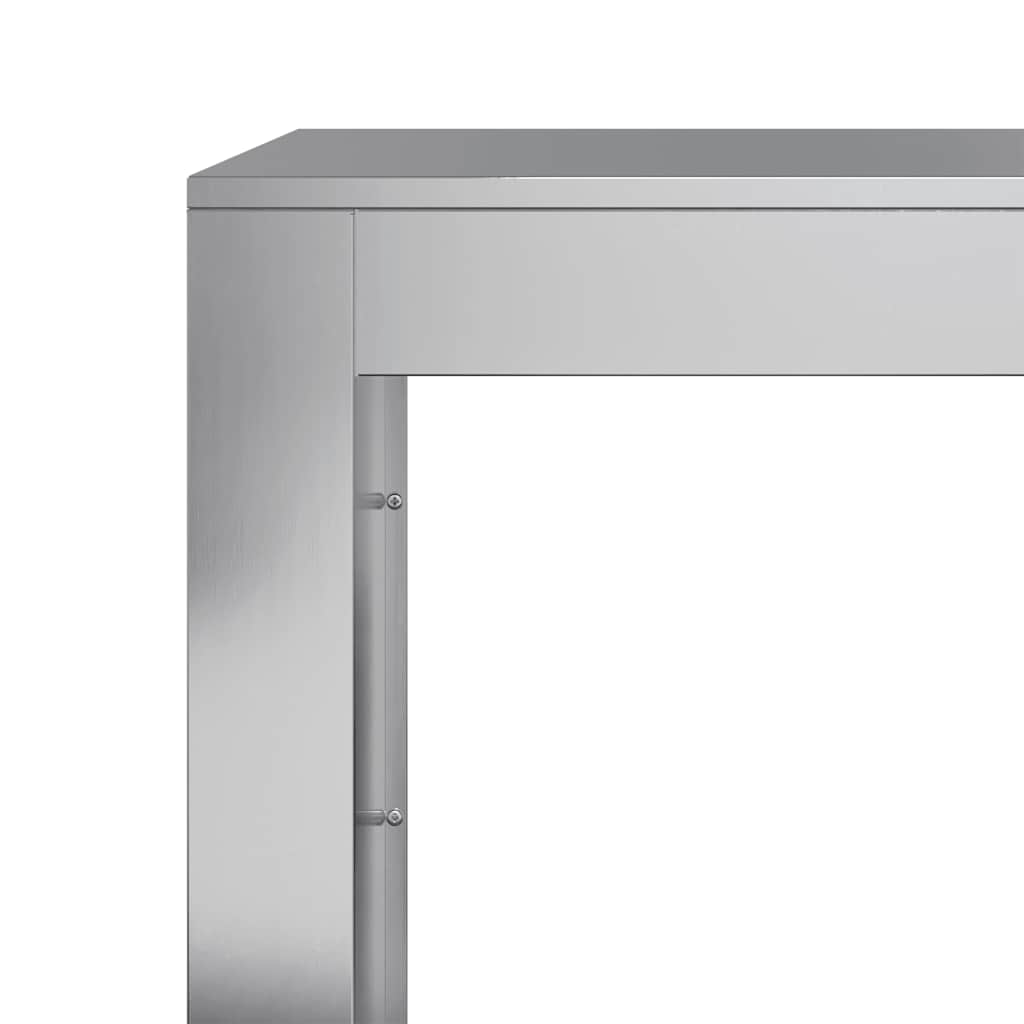 Firewood Rack 60x40x60 cm Galvanised Steel
