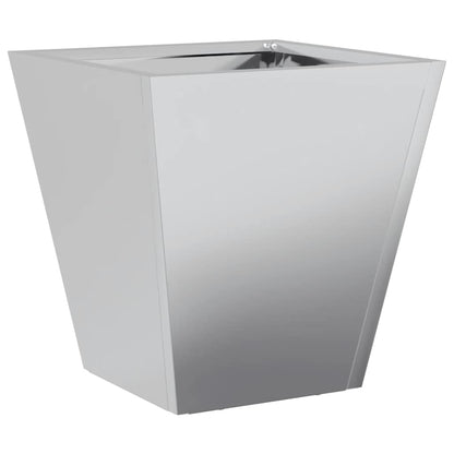 Garden Planters 30x30x30 cm 2 pcs Galvanised Steel