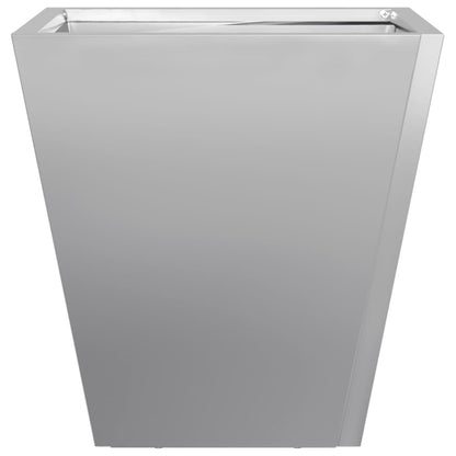 Garden Planters 30x30x30 cm 2 pcs Galvanised Steel