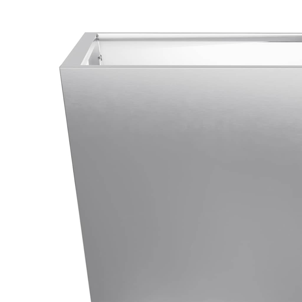 Garden Planters 30x30x30 cm 2 pcs Galvanised Steel