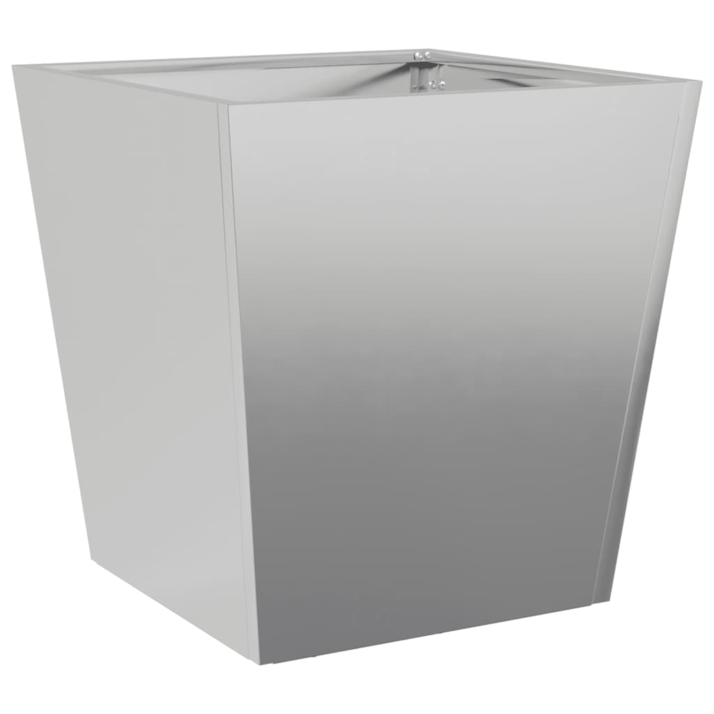 Garden Planter 40x40x40 cm Galvanised Steel